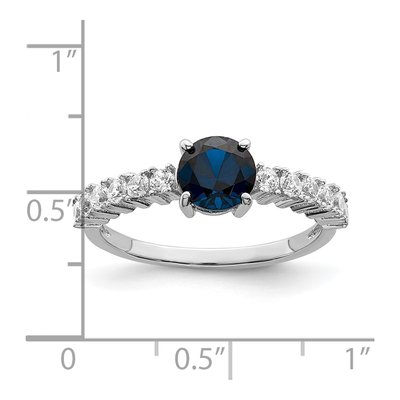 Sterling Silver CZ Ring – view 4