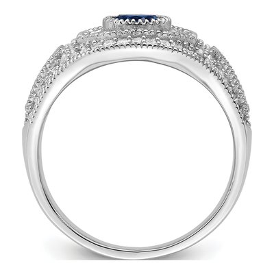 Sterling Silver CZ Ring – view 3