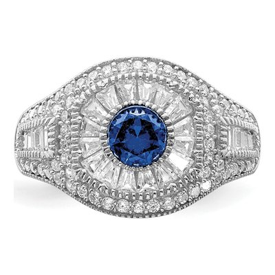 Sterling Silver CZ Ring – view 6