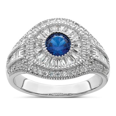 Sterling Silver CZ Ring