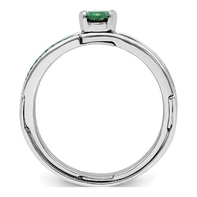 Sterling Silver CZ Ring – view 3