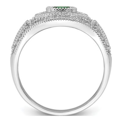 Sterling Silver CZ Ring – view 3