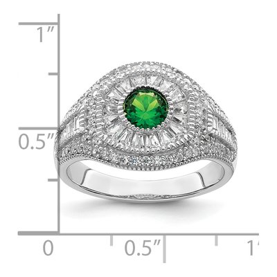 Sterling Silver CZ Ring – view 4