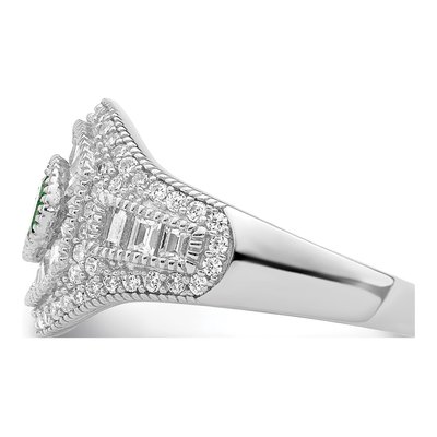Sterling Silver CZ Ring – view 5