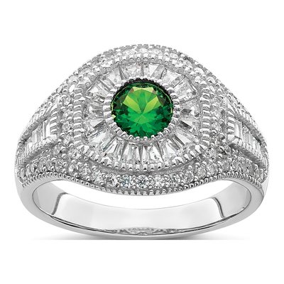 Sterling Silver CZ Ring
