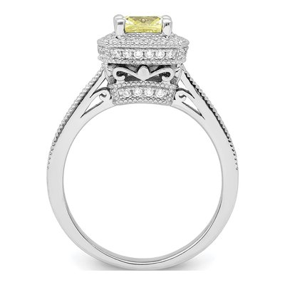 Sterling Silver CZ Ring – view 3