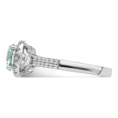 Sterling Silver CZ Caribbean Ring – view 5