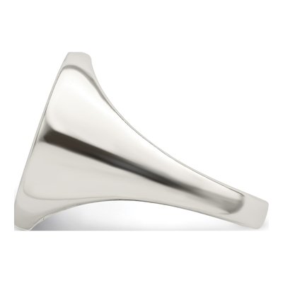 Men's Sterling Silver Enameled Cross Ring – view 5