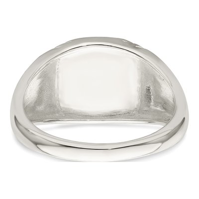 Men's Sterling Silver Skull Crossbones Ring – view 7