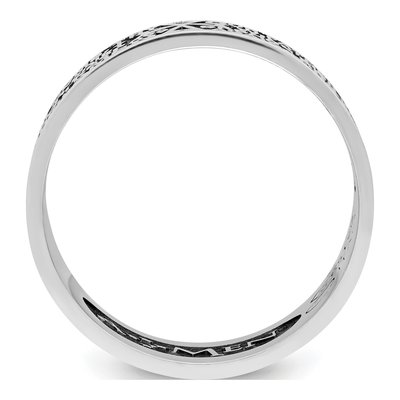 Sterling Silver AMEN Lord's Prayer Ring – view 3