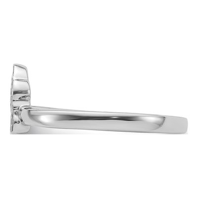Sterling Silver Girls' Enamel Dog Ring – view 4