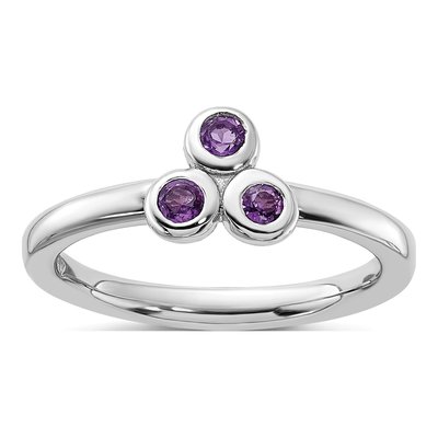 Sterling Silver Amethyst Ring