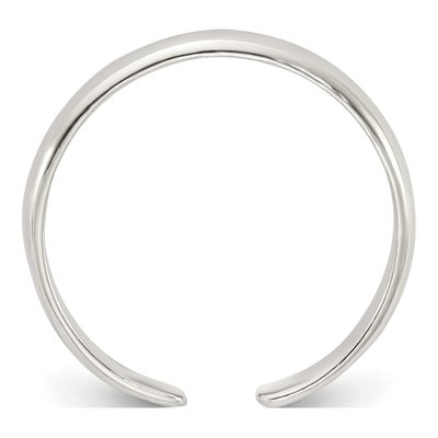 Sterling Silver Polished Toe Ring Set (2) – view 6