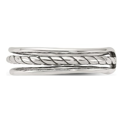 Sterling Silver Antiqued Toe Ring – view 4