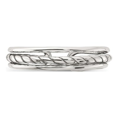 Sterling Silver Antiqued Toe Ring – view 5