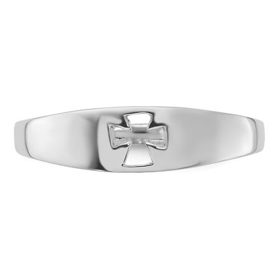 Sterling Silver Cut-Out Cross Ring – view 5