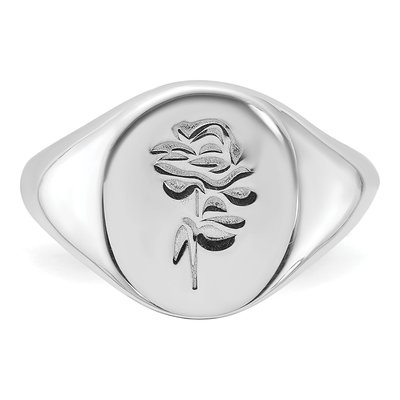 Sterling Silver Signet Ring – view 5