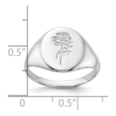 Sterling Silver Signet Ring – view 6