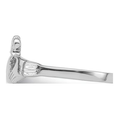 Sterling Silver Claddagh Ring – view 5