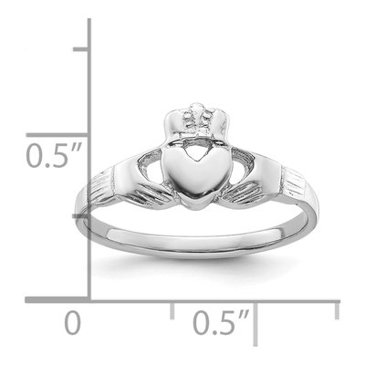 Sterling Silver Claddagh Ring – view 6