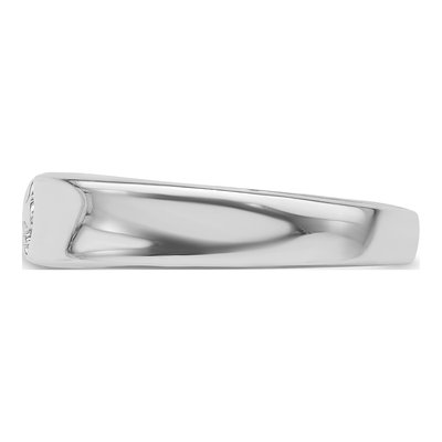 Sterling Silver 3.15mm Fleur-De-Lis Band – view 4