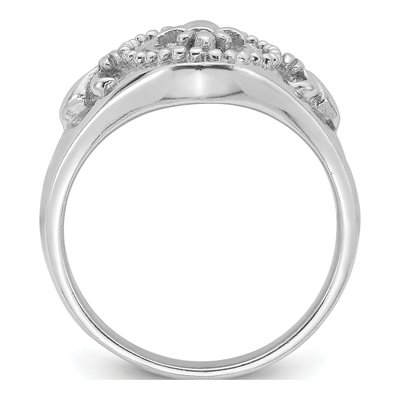 Sterling Silver Fleur de Lis Ring – view 3