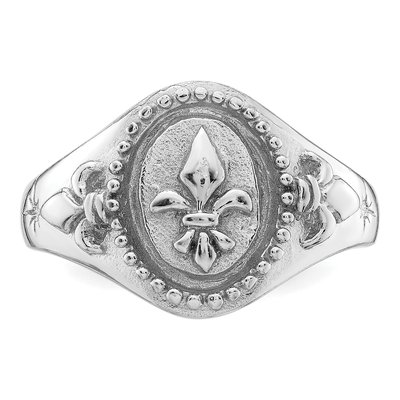 Sterling Silver Fleur de Lis Ring – view 5
