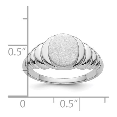 Sterling Silver Signet Ring – view 7