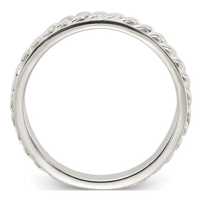 Sterling Silver 3.2mm Inlay Band – view 3