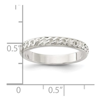 Sterling Silver 3.2mm Inlay Band – view 5