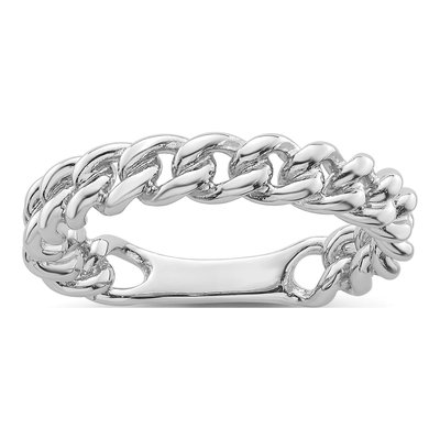 Sterling Silver Link Ring