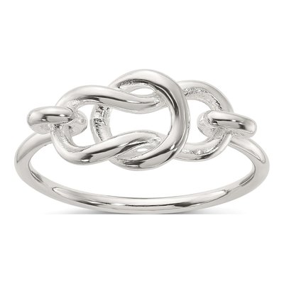 Sterling Silver Fancy Knot Ring