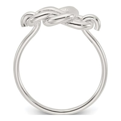 Sterling Silver Fancy Knot Ring – view 3