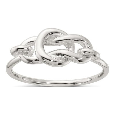 Sterling Silver Fancy Knot Ring
