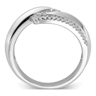 Sterling Silver CZ Pure Fire Fancy Ring – view 3