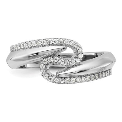 Sterling Silver CZ Pure Fire Fancy Ring – view 5
