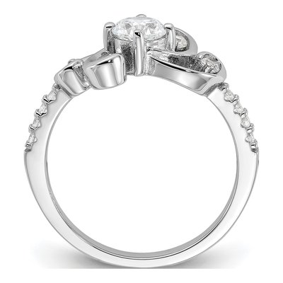Sterling Silver CZ Fancy Ring – view 3