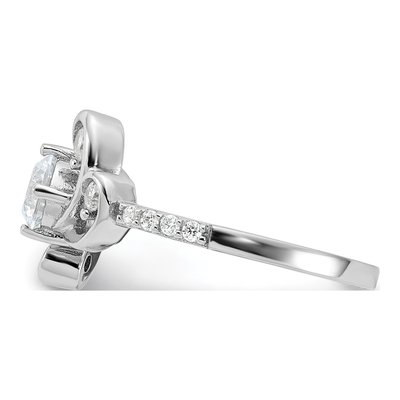 Sterling Silver CZ Fancy Ring – view 4
