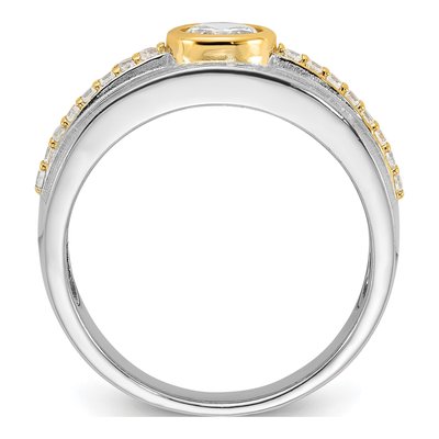Sterling Silver CZ Ring – view 3