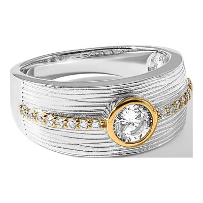 Sterling Silver CZ Ring – view 8