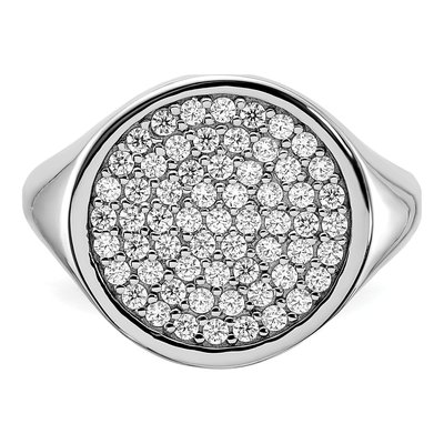 Sterling Silver CZ Fashion Ring – view 5