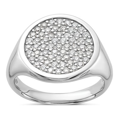 Sterling Silver CZ Fashion Ring
