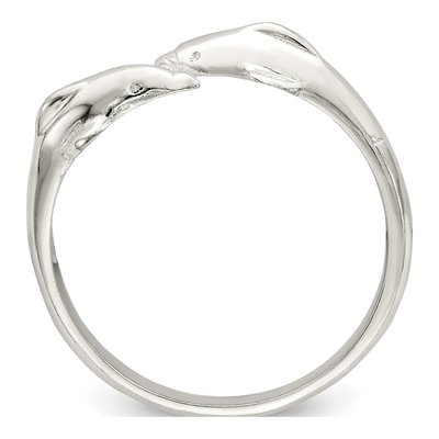 Sterling Silver Dolphin Toe Ring – view 3