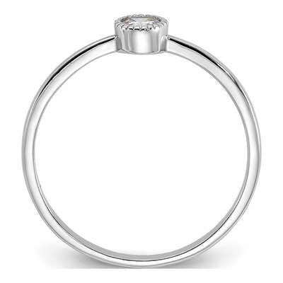 Sterling Silver CZ Ring – view 3