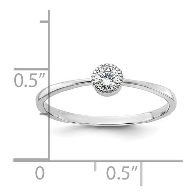 Sterling Silver CZ Ring – view 6