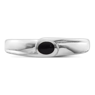 Sterling Silver Onyx Ring – view 5