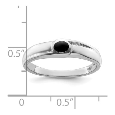 Sterling Silver Onyx Ring – view 6