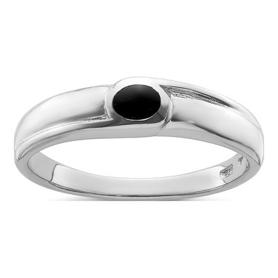 Sterling Silver Onyx Ring