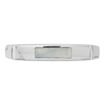 Sterling Silver Mother of Pearl Inlay Ring – view 4