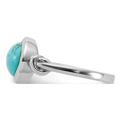 Sterling Silver Turquoise Ring – view 4
